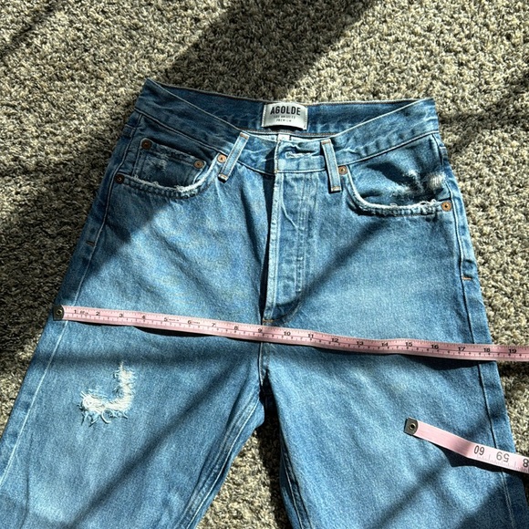 Agolde High Rise Straight Leg in Arrival 24 - Picture 4 of 6